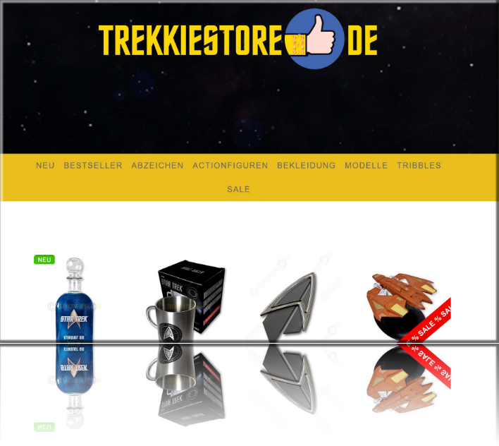 Onlineshop Gütesiegel Zertifikat https://www.trekkiestore.de